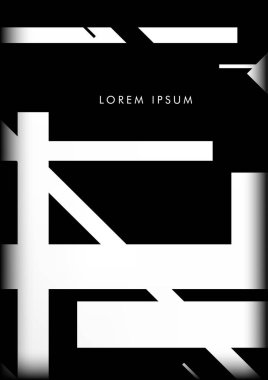 Soyut Hipster Hatları Arkaplanı. Vektör Tasarımı