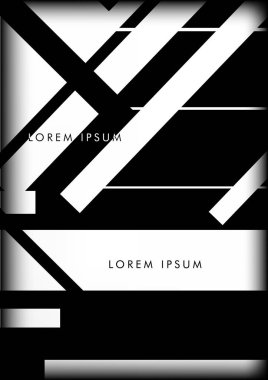 Soyut Hipster Hatları Arkaplanı. Vektör Tasarımı