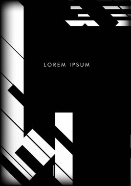 Soyut Hipster Hatları Arkaplanı. Vektör Tasarımı