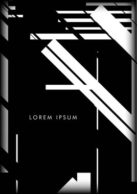 Soyut Hipster Hatları Arkaplanı. Vektör Tasarımı