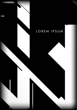 Soyut Hipster Hatları Arkaplanı. Vektör Tasarımı