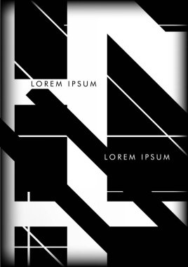 Soyut Hipster Hatları Arkaplanı. Vektör Tasarımı