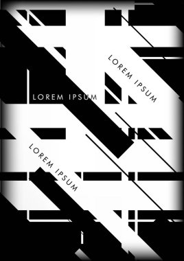 Soyut Hipster Hatları Arkaplanı. Vektör Tasarımı