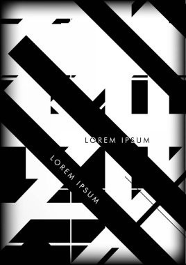 Soyut Hipster Hatları Arkaplanı. Vektör Tasarımı