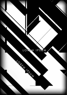 Soyut Hipster Hatları Arkaplanı. Vektör Tasarımı