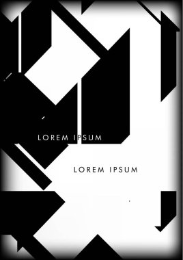 Soyut Hipster Hatları Arkaplanı. Vektör Tasarımı