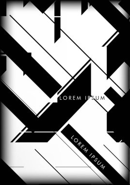 Soyut Hipster Hatları Arkaplanı. Vektör Tasarımı