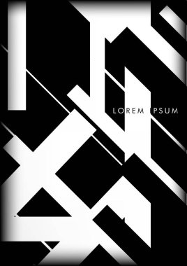 Soyut Hipster Hatları Arkaplanı. Vektör Tasarımı