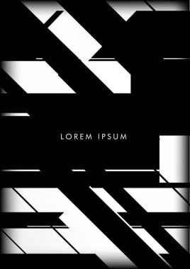 Soyut Hipster Hatları Arkaplanı. Vektör Tasarımı