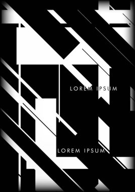 Soyut Hipster Hatları Arkaplanı. Vektör Tasarımı