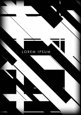 Soyut Hipster Hatları Arkaplanı. Vektör Tasarımı