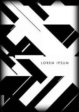 Soyut Hipster Hatları Arkaplanı. Vektör Tasarımı