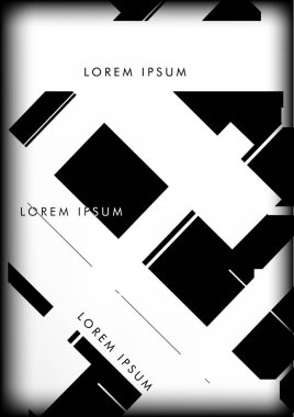 Soyut Hipster Hatları Arkaplanı. Vektör Tasarımı