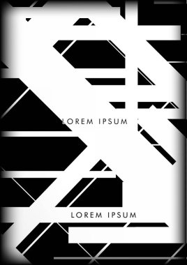 Soyut Hipster Hatları Arkaplanı. Vektör Tasarımı