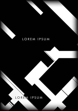 Soyut Hipster Hatları Arkaplanı. Vektör Tasarımı