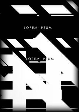 Soyut Hipster Hatları Arkaplanı. Vektör Tasarımı