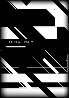 Soyut Hipster Hatları Arkaplanı. Vektör Tasarımı