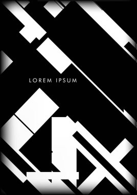 Soyut Hipster Hatları Arkaplanı. Vektör Tasarımı