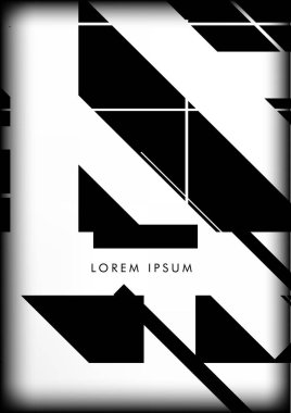 Soyut Hipster Hatları Arkaplanı. Vektör Tasarımı