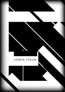 Soyut Hipster Hatları Arkaplanı. Vektör Tasarımı