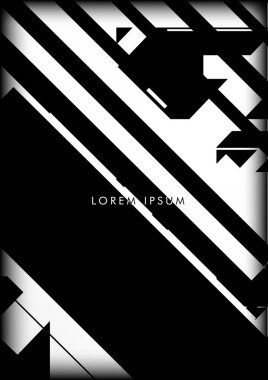 Soyut Hipster Hatları Arkaplanı. Vektör Tasarımı