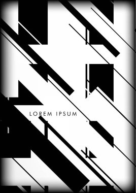 Soyut Hipster Hatları Arkaplanı. Vektör Tasarımı