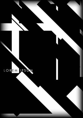 Soyut Hipster Hatları Arkaplanı. Vektör Tasarımı