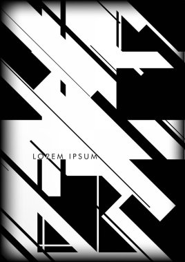 Soyut Hipster Hatları Arkaplanı. Vektör Tasarımı