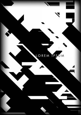 Soyut Hipster Hatları Arkaplanı. Vektör Tasarımı