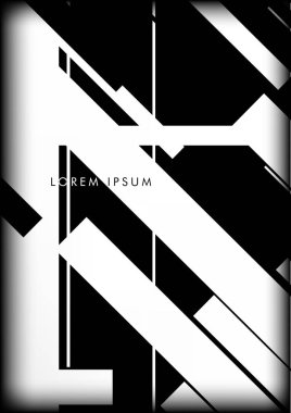 Soyut Hipster Hatları Arkaplanı. Vektör Tasarımı