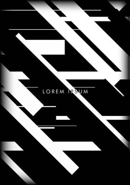 Soyut Hipster Hatları Arkaplanı. Vektör Tasarımı