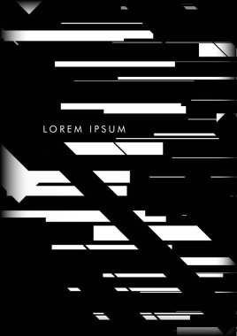 Soyut Hipster Hatları Arkaplanı. Vektör Tasarımı