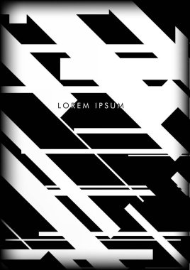 Soyut Hipster Hatları Arkaplanı. Vektör Tasarımı