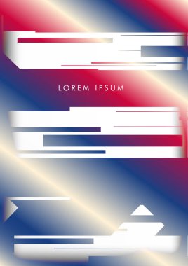 Soyut Hipster Hatları Arka Plan . Renk ve şekillerin bir karışımı ile vektör tasarımı