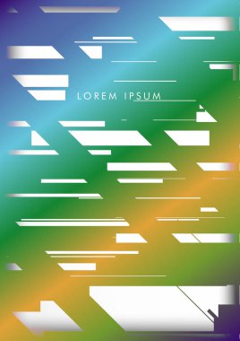 Soyut Hipster Hatları Arka Plan . Renk ve şekillerin bir karışımı ile vektör tasarımı