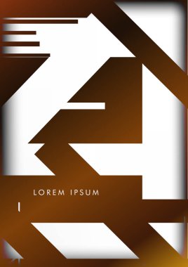 Soyut Hipster Hatları Arka Plan . Renk ve şekillerin bir karışımı ile vektör tasarımı