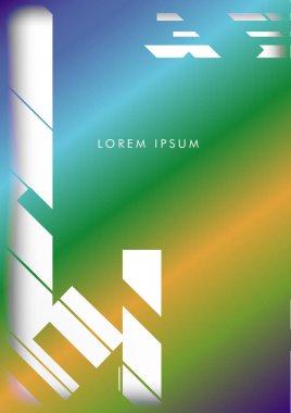 Soyut Hipster Hatları Arka Plan . Renk ve şekillerin bir karışımı ile vektör tasarımı