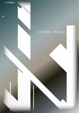 Soyut Hipster Hatları Arka Plan . Renk ve şekillerin bir karışımı ile vektör tasarımı