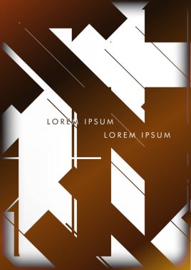 Soyut Hipster Hatları Arka Plan . Renk ve şekillerin bir karışımı ile vektör tasarımı