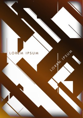 Soyut Hipster Hatları Arka Plan . Renk ve şekillerin bir karışımı ile vektör tasarımı