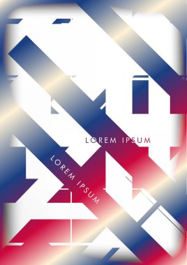 Soyut Hipster Hatları Arka Plan . Renk ve şekillerin bir karışımı ile vektör tasarımı