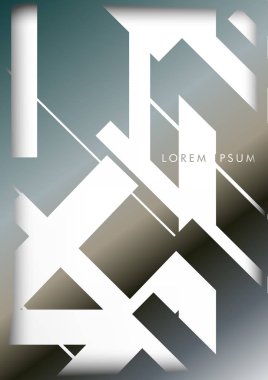 Soyut Hipster Hatları Arka Plan . Renk ve şekillerin bir karışımı ile vektör tasarımı