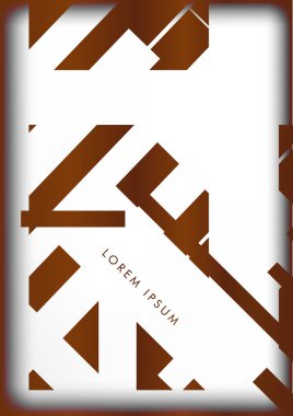 Soyut Hipster Hatları Arka Plan . Renk ve şekillerin bir karışımı ile vektör tasarımı