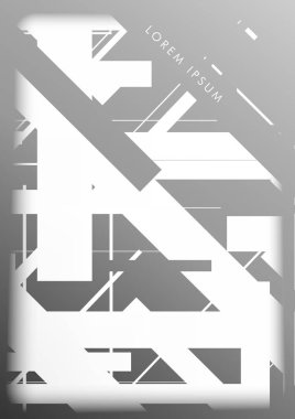 Soyut Hipster Hatları Arka Plan . Renk ve şekillerin bir karışımı ile vektör tasarımı