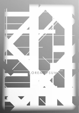 Soyut Hipster Hatları Arka Plan . Renk ve şekillerin bir karışımı ile vektör tasarımı