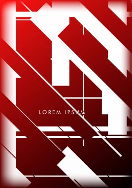 Soyut Hipster Hatları Arka Plan . Renk ve şekillerin bir karışımı ile vektör tasarımı