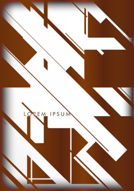 Soyut Hipster Hatları Arka Plan . Renk ve şekillerin bir karışımı ile vektör tasarımı