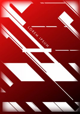 Soyut Hipster Hatları Arka Plan . Renk ve şekillerin bir karışımı ile vektör tasarımı