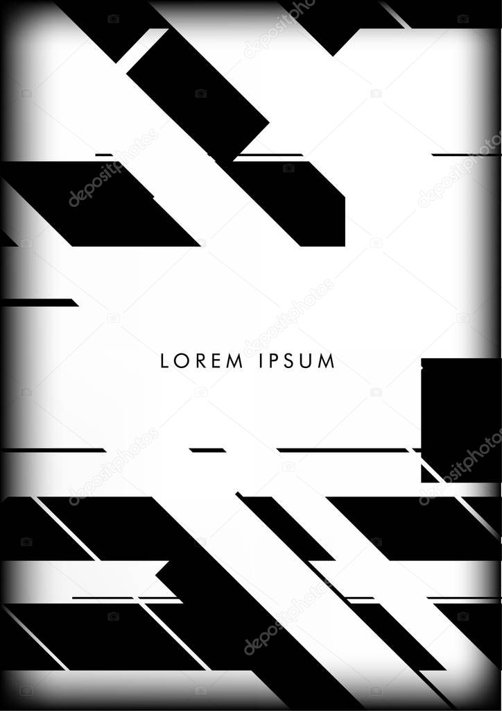 Abstract Hipster Lines Background . Vector Design