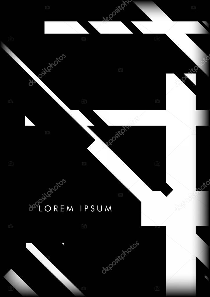 Abstract Hipster Lines Background . Vector Design
